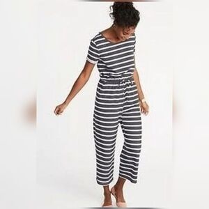 Old Navy Womens Strip Jumpsuit